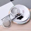 500pcs 17.5*7cm Stainless Steel Fine Mesh Strainer Colander Flour Sieve with Handle Juice Tea Ice Strainer Kitchen Tools SN677