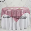 Table Cloth 5pcs Lot 152x152cm Glitter Sequin Tablecloth Overlay Poly For Wedding Event Party El Decoration