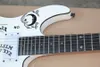 Diapasón de ébano Custom Shop KH-2 Kirk Hammett Ouija Guitarra eléctrica Blanco Calidad superior