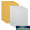 ULTNICE 10pc Papier Cartonné Pailleté Brillant pour Emballage de Boîte-Cadeau Scrapbooking Or Argent Artisanat Scrapbooking