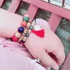 Bangle Handmade Lightweight Elephant Dangle Tassel Multicolor Bracelets For Party