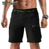 Tacvasen Mäns Sommar Casual Shorts Lätta Multi-Fickor Militärt arbete Last Rikt Lös Vandringsläger 30-40 210714