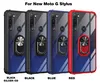 Custodia per armatura con cavalletto magnetico trasparente antiurto per Motorola Moto G Stylus E7 2020 G9 Riproduci G8 Power Lite E6 2019 Google Pixel 4A