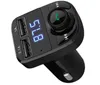 X8 FM Transmissor Aux Modulador Bluetooth Handsfree Car Kit áudio MP3 Player com 3.1A Carga Rápida Dual USB Charger9382165