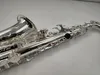 Novo produto yas 62s saxofone alto banhado a prata eb tune e plano instrumento musical profissional com estojo frete grátis