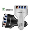 Caricabatterie per auto USB multi adattatore per caricabatteria da auto 4 porte Per adattatori per cavi di ricarica Samsung