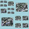 Rhinestones Loose Pärlor Smycken DMC 30SS 6,5mm Flat Back Fix Rhinestone Crystal AB Finbehandlad Fix Stones Limit Preferial SS30 Drop