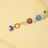 Set di braccialetti multicolori fatti a mano etnici bohémien a maglie per le donne Lettere di moda Perline di perle Coppie Gioielli Boho Fawn22