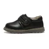 Jungen Schulschuhe echtes Leder Studentenschuhe schwarz Frühling Herbst Schuhe für Kinder Chaussure Zapato Menino Kinderschuhe 210306