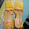 Sandalias de mujer con punta cuadrada de 9cm, verano 2021, malla de aire, rejilla, Strippy, Sexy, tacones altos, boda, novias, zapatos de lujo