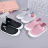 Unisex Ademend Mesh Stof Toddler Boy Casual Sneakers Zomer Kinderen Sportschoenen Zachte Bodem Non-Slip Slip op Kinderschoen 210303