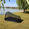 Type de tunnel de tente de camping en plein air ultra-léger pour 2 personnes Prévention des tempêtes de pluie