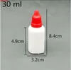 100pcs 30ml White Small Plastic Essential Oil Bottles Light Dropper Packaging Container Eye Drops Liquid Bank Storage Perfumehigh 5571245