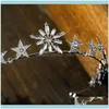 Barrettes Jewelrysimple Shining Star Crystal Tiaras And Crowns Headbands For Women Girls Bride Noiva Wedding Hair Jewelry Aessories Forseven