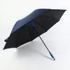 Зонты автоматические бизнес-зонт с длинной ручкой для автомобиля роскошный гольф мужчины красочные стекловолокно Парагвас