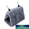 Nouvel hiver oiseau en peluche cabane tente lit suspendu nid cage hamac pour perroquet perroquet heureux cabane tente lit superposé Cage doux suspendu grotte prix usine conception experte qualité