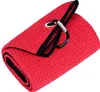 Serviette de golf tissu microfibre motif gaufré mousqueton résistant Clip accessoires SN6270