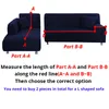 Velvet Plush L Shaped Sofa Cover for Living Room Elastic Furniture Couch Slipcover Chaise Longue Corner Sofa Cover Stretch267m