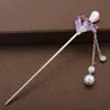 Epecket DHL Fábrica Acessórios de Cabelo Direto, Clássico Coreano Rose Gold Pearl Hairpin Dafz005 Hairpins de Jóias de Cabelo