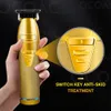 Gold Hair Trimmer Men Professional Barber Shop Hair Clipper Rechargeable Electric Cordless Outliner Hair Cutting Machine 10W284W