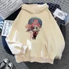 90. Demon Slayer Anime Tanjiro Nezuko Bluza z kapturem Kobiety Koreański Kpop Street Style Bluza Dziewczyna Streetwear Sudadera Mujer H0909