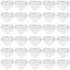 Clear Plastic Ornaments Balls Heart Shaped Christmas Tree Ball Fillable Baubles Openable Transparent Ball for Christmas Wedding Decorations