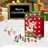 Tiktok fidget leksaker jul nedräkning advent kalender tåg blind låda 24 dagar fest favor pendant squeeze leksak gåva för barn