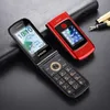 Desbloqueado Senior Flip Cellphone Tela Double Telefone Dual SIM Cart