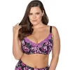 BL953P Plus Size Women Bra 6 Färger Tryck Blom- No-Padded Olined Full Cup Sexiga Kvinnor Underkläder 210623