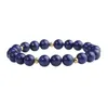 Bracelets de brins de perles de pierre naturelle réglables Yoga Bracelet de perles extensibles en cristal de guérison pour femmes hommes bijoux faits à la main en gros