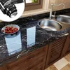 Wallpapers Black Marble Waterproof And Oil-proof Self-adhesive Wallpaper Wall Stickers Bathroom Bedroom Kitchen Cabinet Furniture