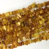 Groothandel Natuurlijke Rusland Clear Yellow Amber Nugget Chip Losse kralen Gratis formulier 3x8mm 15 "0578 q0531