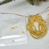 Beaded For Women Gold-plated Beads 6mm Semi-finished Bracelet With Spare Extension Beads And Thread