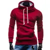 Mens Autumn Winter Casual Turtleneck Hoodies Man Hooded Sweatshirts Manlig spårdräkt Huven Blus Hoody Clothing for Men 201201