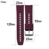 Bracelets de montre remplaçables pour HUAWEI WATCH GT 2 46 mm/GT Active 46 mm/HONOR Magic Silicone Strap Band GT2 Bracelet de style officiel