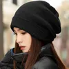 Satın 12 Renkler Katı Gerçek Kaşmir Beanies Kış Akrilik Şapka Kadın Sonbahar Sıcak Skullies Erkek Toptan