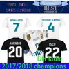 2017 2018 Real Benzema 축구 유니폼 17 18 베일 모드 리트 레트로 풋볼 셔츠 빈티지 Isco Maillot Sergio Ramos Ronaldo Madrids Camiseta