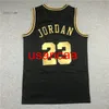 1997-98 Finały Haft haftowy 23 Michael Black Gold Retro Sezon Basketball Jerseys S M L XL XXL