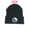 Animated embroidered knitted hat Men's and women's hip hop outdoor warm pullover hats for autumn winter