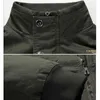 Autumn And Winter Men's Multi Pocket Military Jacket Pure Cotton Casual Work Large Loose Special Forces Men 211110