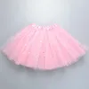 2021 Mädchen funkeln Glitzer Pailletten Sterne Tanz Ballett Tüll Tutu Rock Prinzessin Kleid mit 3 Schichten Tüll Tutu Kleinkind 8 Farben erhältlich
