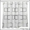 Shower Curtains Bathroom Aessories Bath Home & Garden 0.8M*1.8-1.8*2M Peva Waterproof Curtain Liner Translucent Luxury With 12 High Quality