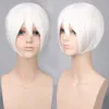 30Cm Mens Girls Cosplay Synthetic Hair Wigs with Bangs Multiple Wig Perruques De Cheveux Humains K047