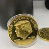 Goud en Silver Trump 2024 Coin Herdenkingsambachten Save America Weer Metalen Badge CT16