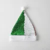 10pcs 파티 모자 승화 DIY 흰색 빈 성인 스팽글 크리스마스 산타 클로스 모자 장식 장식품