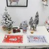 Merry Christmas Placemat ornament decoratie voor thuistafel decor nole xmas cadeaus navidad jaar y201020