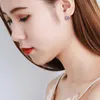 Stud Joiashome classique argent 925 bijoux boucles d'oreilles pour femmes de charme avec pierres précieuses saphir Zircon beaux cadeaux en gros