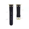 Top Luxury LL Wristband strap Watchband Link Chain Gold Rivet Watchbands 42mm 40mm 44mm 38mm 45mm 41mm Strap Bands Leather Watch Band Bracelet