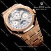 DISUN MENS WATTSES TOP Automatic Gear S3 Gold Watch Waterproof Moonphase Wristwatch Bercelet211x