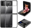 För Samsung Galaxy Z Flip 3 5G 2021 Väskor Elektronerad Clear Ultra Slim Hard PC Skyddskåpa